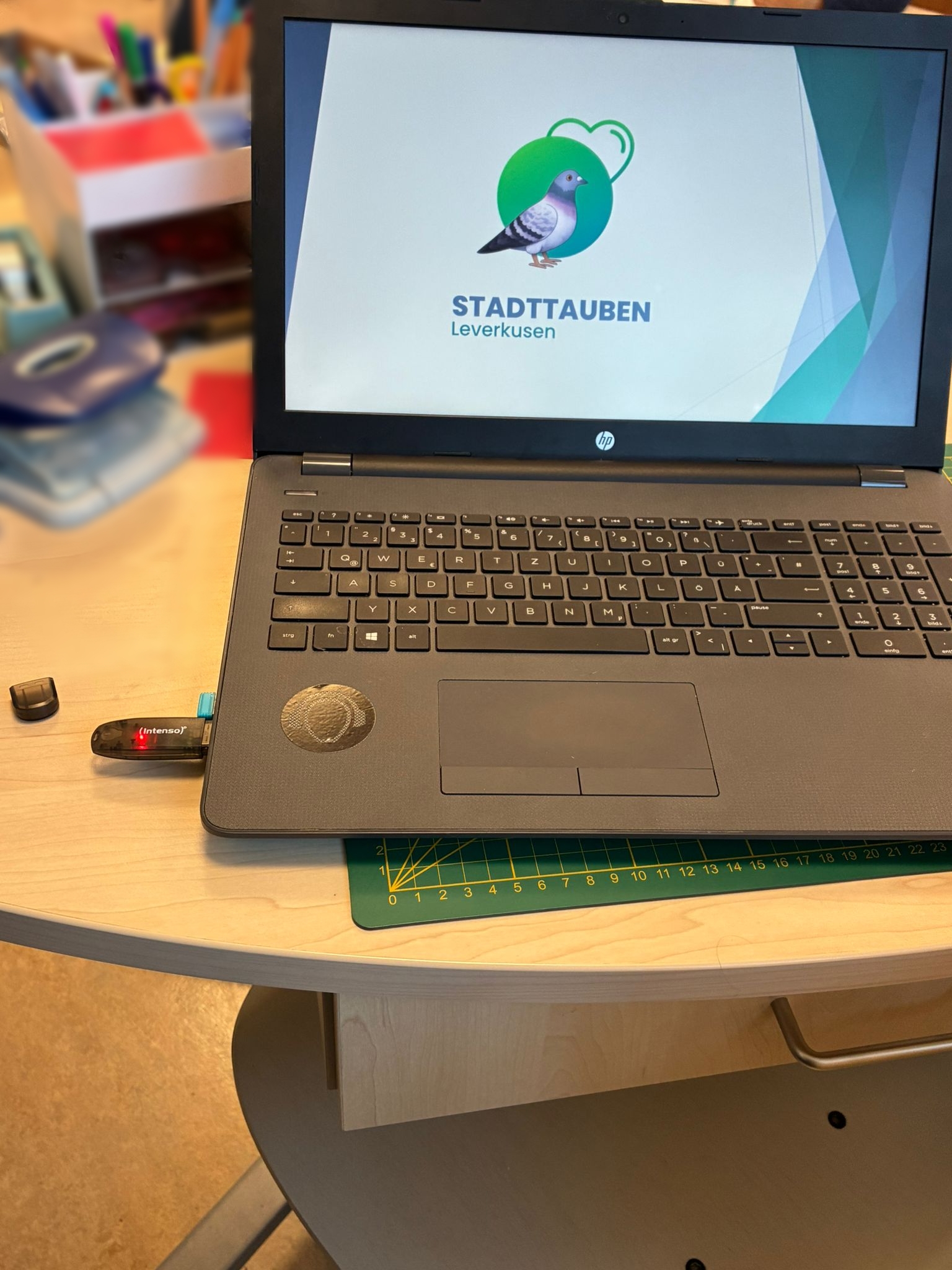 Bildungsarbeit von Stadttauben Leverkusen im Schulkontext